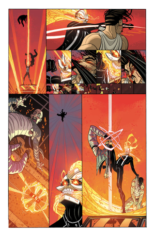 Illustration for article titled Marvel artists walk through the creation of kickass fight sequences in comics